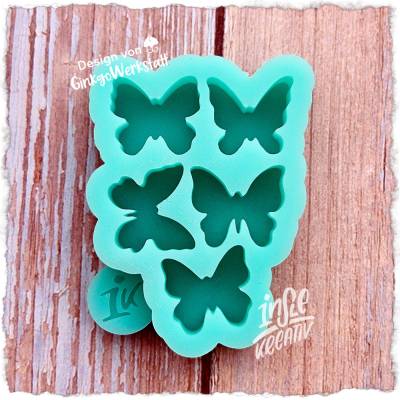 Silikonform Minischmetterlinge – Präzise DIY-Form für kreative Bastelprojekte