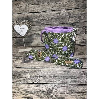 Kosmetikbeutel-Set- Mandala-oliv-flieder- Mäppchen-Urlaub-Campen-Camping-Musthave