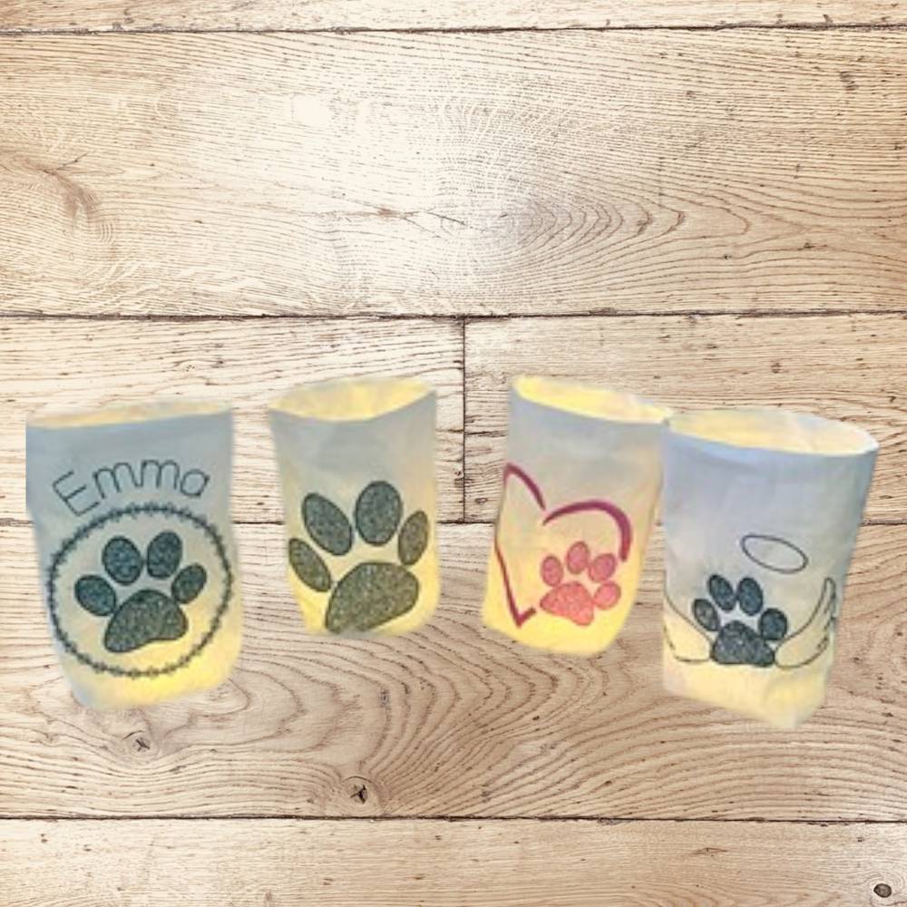 Stickdatei Lichtbeutel Tier Hund Katze Lichtbeutel Set 763 Bild 2