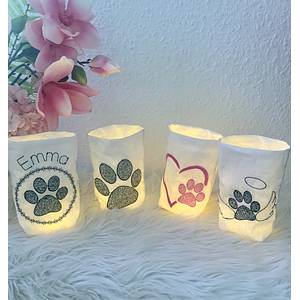 Stickdatei Lichtbeutel Tier Hund Katze Lichtbeutel Set 763 Bild 3