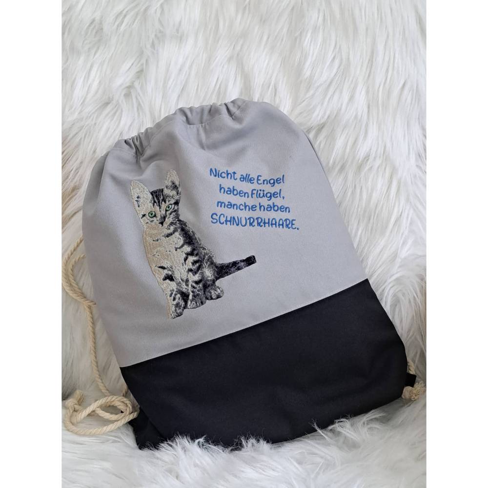 DreamEmbroid "Little Cat" – Fotorealistische Katzen-Stickdatei für Webware & Filz Bild 5