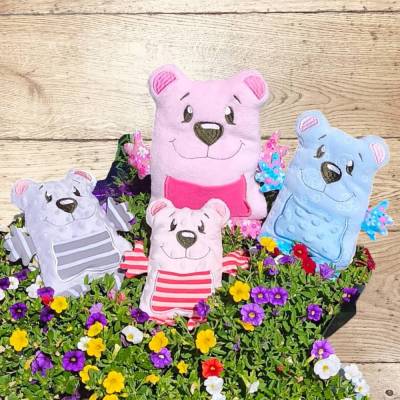 Stickdatei Kummerfreund Teddy Bärchen ITH Kuscheltier – In the Hoop Set von Design by Jasmina