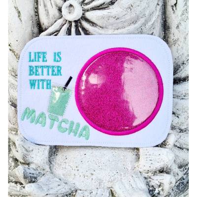 Stickdatei Mug Rug Macha 13x18