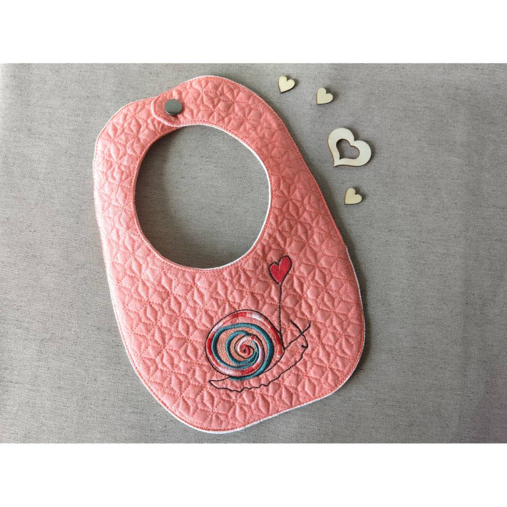 Gruß Schnecke Stickmuster 10x10 cm – Niedliche Schnecke mit Luftballon für Kinder, Geschenke & Deko Bild 6