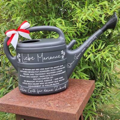 Mitarbeiter , Kollegen Geschenk, Gießkanne Geschenkidee als Danke zum Abschied , Jobwechsel , Ruhestand