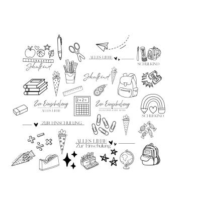 Einschulung PNG SVG Datei - Download Plotterdatei - svg png Datei - Geschenkidee Gift idea - Schule Schulkind Schultüte 