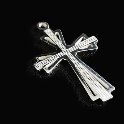 Anhänger,  Kreuz, Kruzefix, Edelstahl