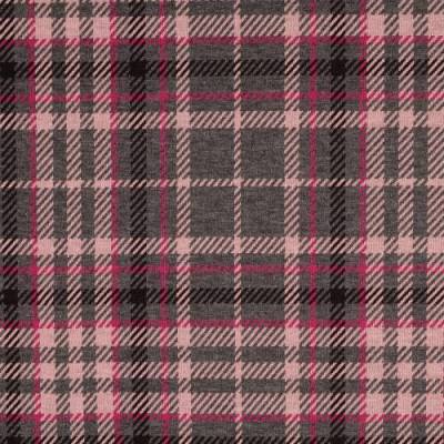 Interlock Jaquard Glen Check beere/rosa, Karo