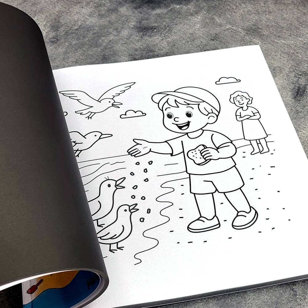 Ferien am Meer - Das kreative Malbuch für Kinder ab 4 Jahren mit über 50 sommerlichen Ausmalbildern Bild 4