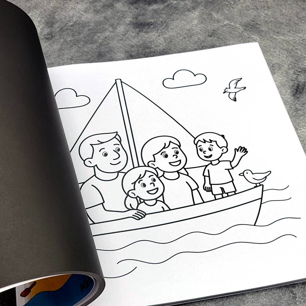Ferien am Meer - Das kreative Malbuch für Kinder ab 4 Jahren mit über 50 sommerlichen Ausmalbildern Bild 6