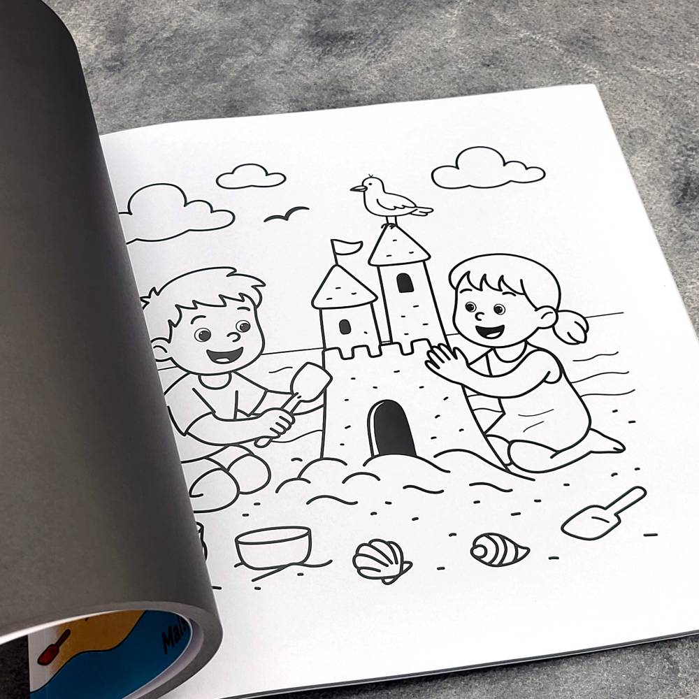 Ferien am Meer - Das kreative Malbuch für Kinder ab 4 Jahren mit über 50 sommerlichen Ausmalbildern Bild 7