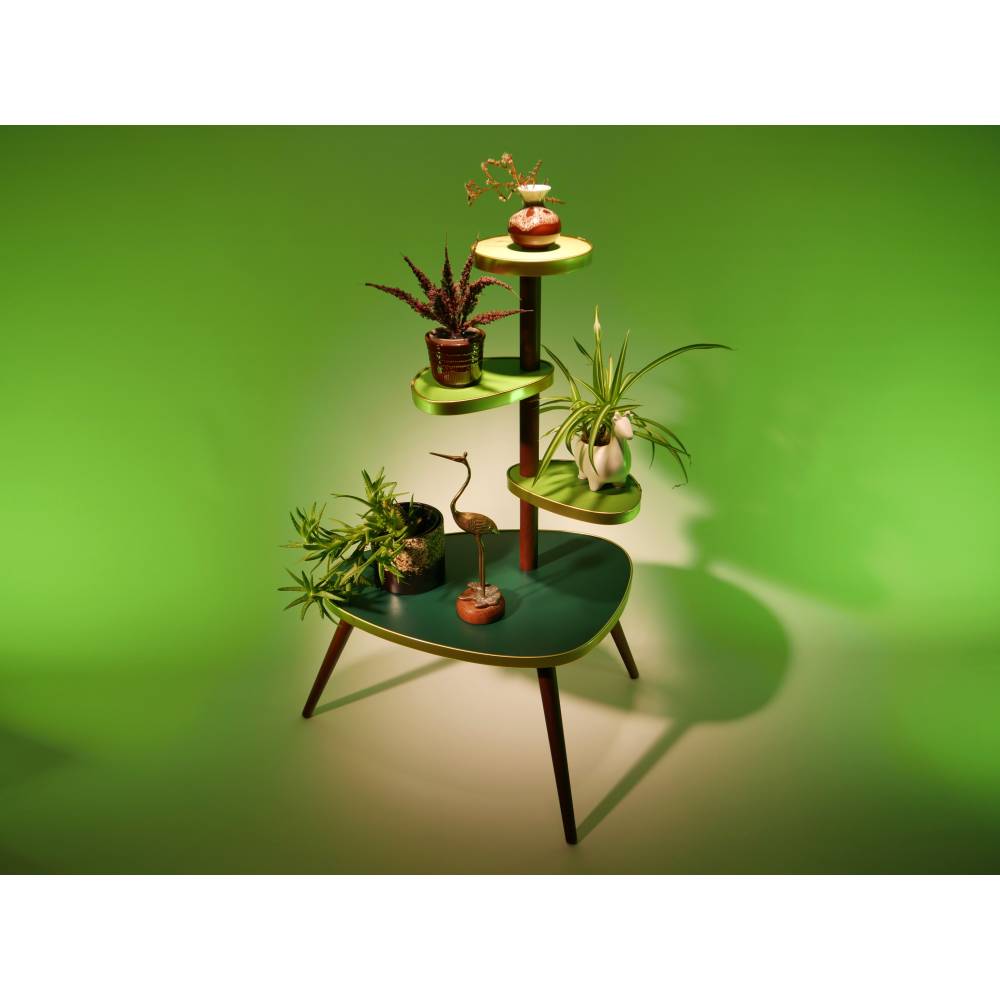 Blumenständer / Blumenbank Green Island – Design 60er Jahre
