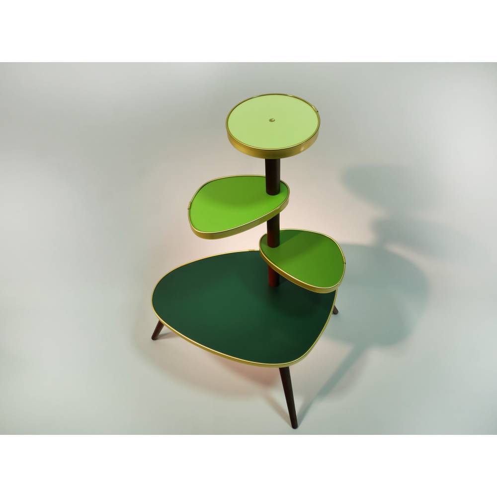 Blumenständer / Blumenbank Green Island – Design 60er Jahre