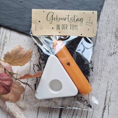 Geburtstag in der Tüte ~ Geschenk-Set ~ Geschenktütchen ~ Mitbringsel zum Geburtstag