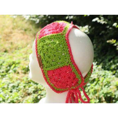 Haarband gehäkelt Stirnband Hair Scarf Bandana Häkelband Häkelmode Haarschmuck