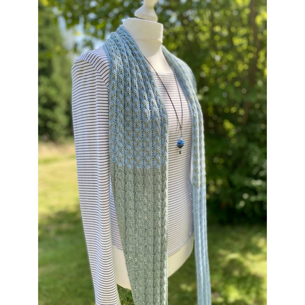 Strickanleitung Lizas Solo Lino Scarf Bild 3