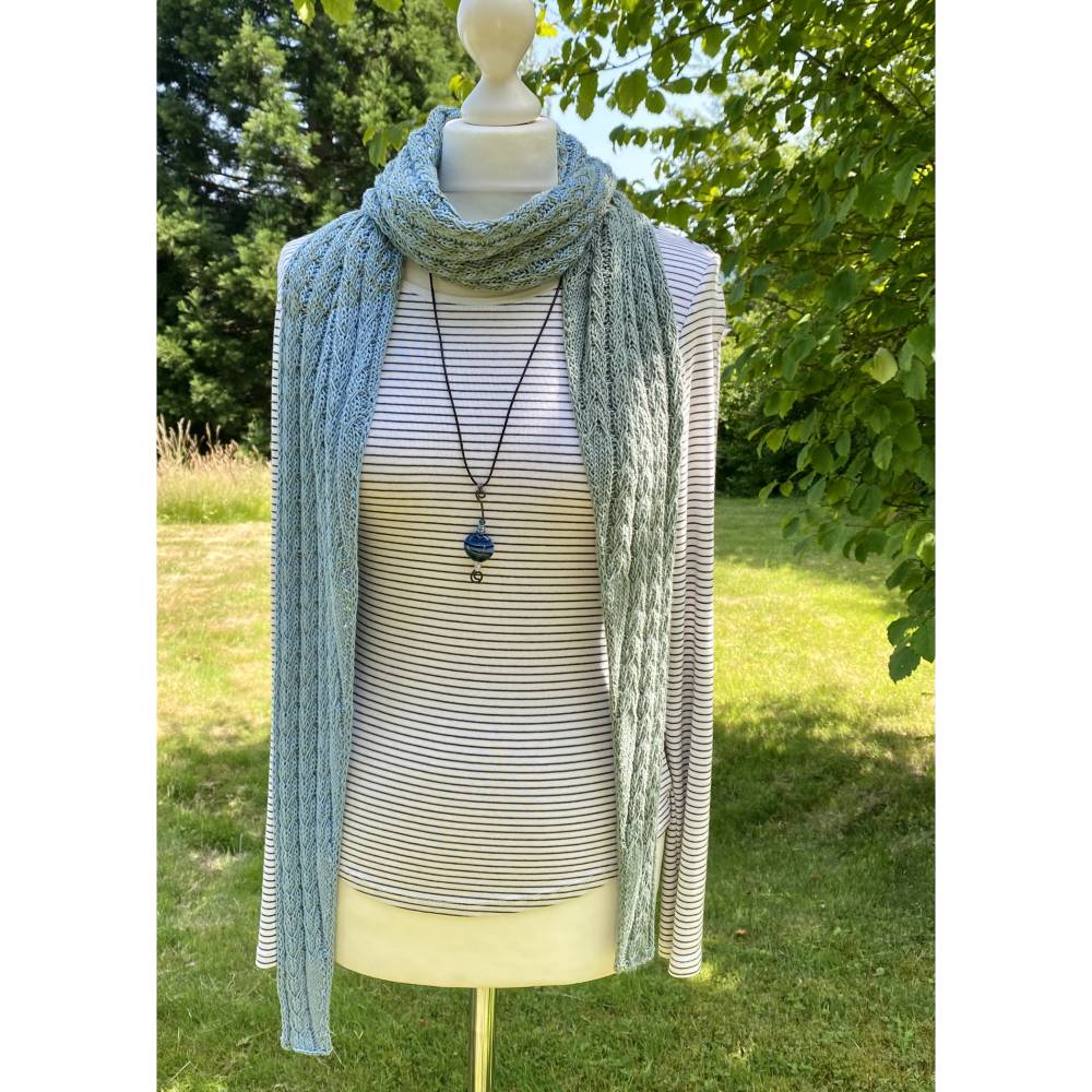 Strickanleitung Lizas Solo Lino Scarf Bild 4