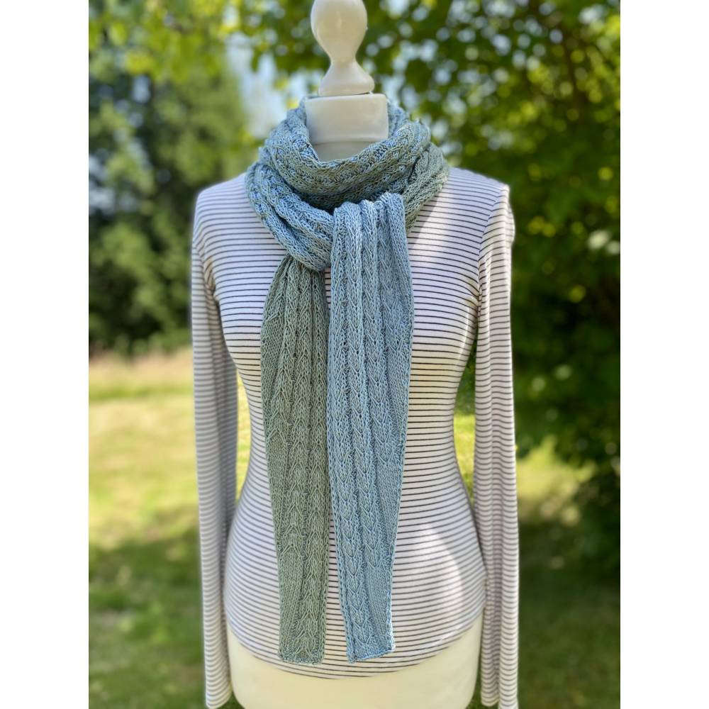Strickanleitung Lizas Solo Lino Scarf Bild 5