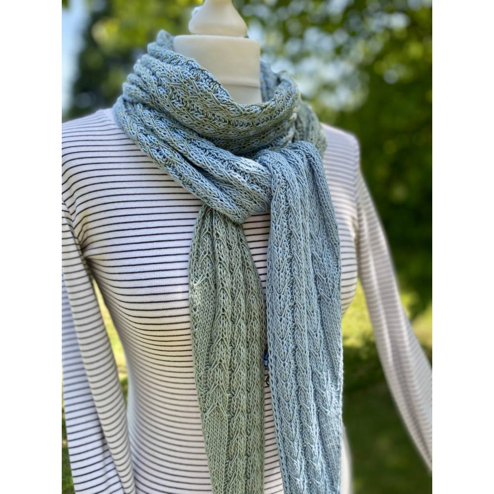 Strickanleitung Lizas Solo Lino Scarf Bild 6