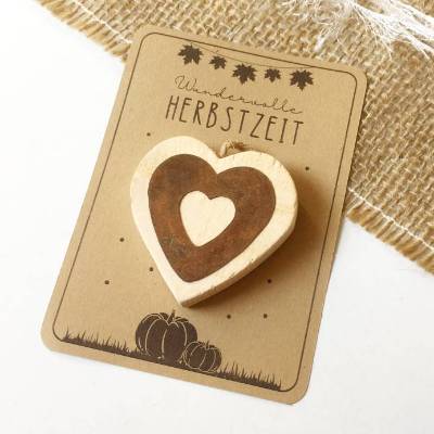 Druckvorlage Herbst Tütenkarte – Geschenkkarte Herbstzeit mit Igel & Pilz – Herbstgruß PDF DI