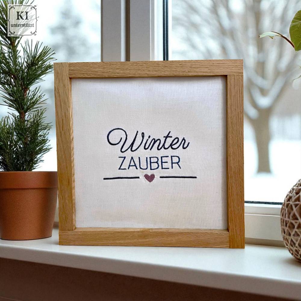 Stickdateien Set Winterzauber: 23 Motive (46 Dateien) ab 10x10 cm – Winter Deko & Geschenke Bild 8
