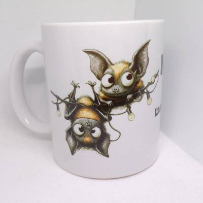 Kawaii Fledermaus Tasse mit Spruch – Niedliche Geschenkidee für Freunde & Gothic Fans