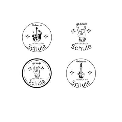 Ab heute Rocke ich den Kindergarten Bundle PNG SVG Datei - Download Plotterdatei - Plotter File - Kindergarten Vorschule