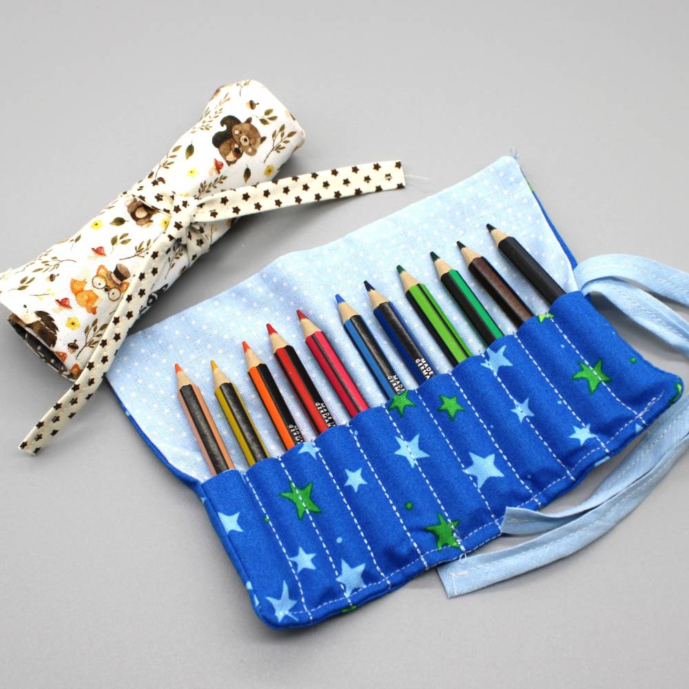 ITH Stickdatei Stifterolle Rollmppchen 13x18cm  Perfekte Aufbewahrung fr  kleine Buntstifte