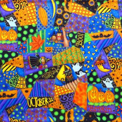 Patchworkstoff Halloween Moonlight Magic