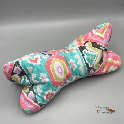 Lese-Relax Knochen gefüllt mit Bio Dinkelspelz – Ergonomisches Nackenkissen für entspanntes Lesen