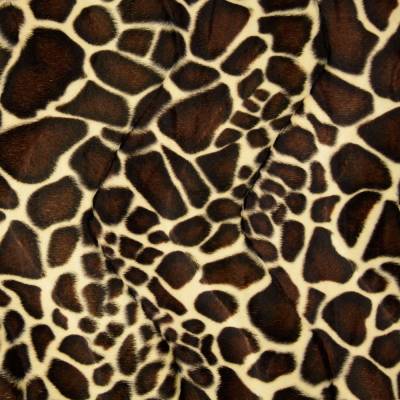  Fellimitat Giraffee Plüschstoff Kunstfell vanille (1m/12,-€)