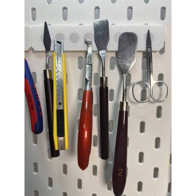 WEIß- 1x Magnetleiste für IKEA Skadis Lochwand für Werkstatt oder Hobby