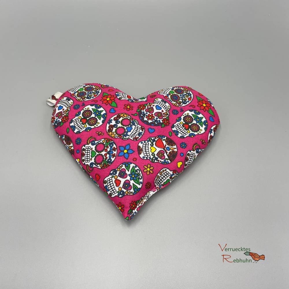 Wärmekissen Herzform mit Rapssamen – Natürliche Wärme- & Kältetherapie Bild 2