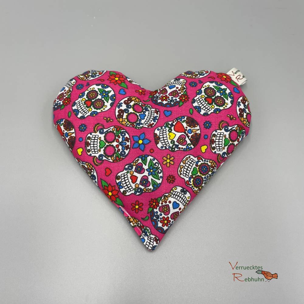 Wärmekissen Herzform mit Rapssamen – Natürliche Wärme- & Kältetherapie Bild 3