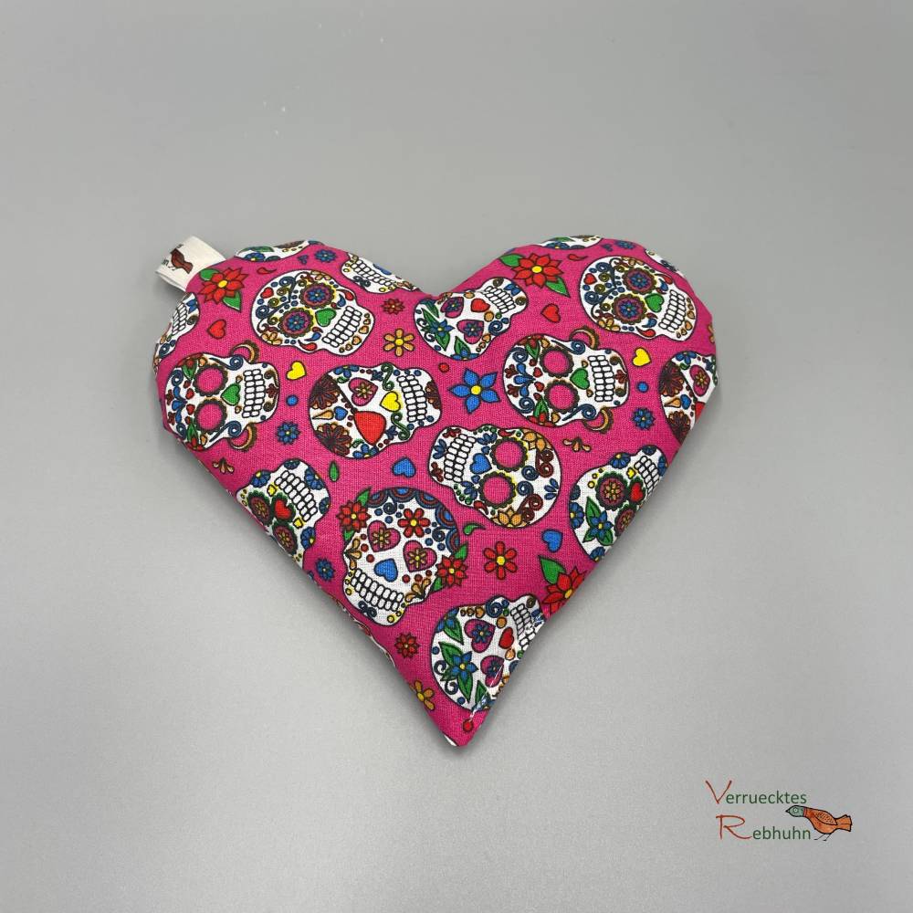 Wärmekissen Herzform mit Rapssamen – Natürliche Wärme- & Kältetherapie Bild 4