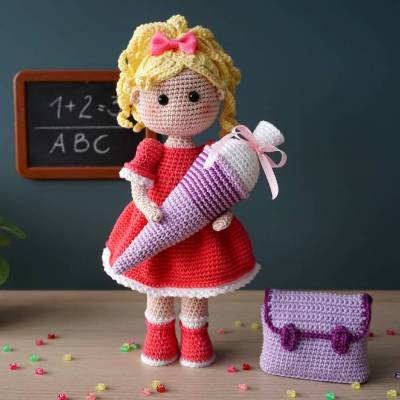 Häkelanleitung Schulkind Sophia - PDF Datei deutsch