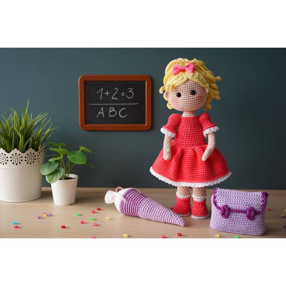 Häkelanleitung Schulkind Sophia - PDF Datei deutsch Bild 4