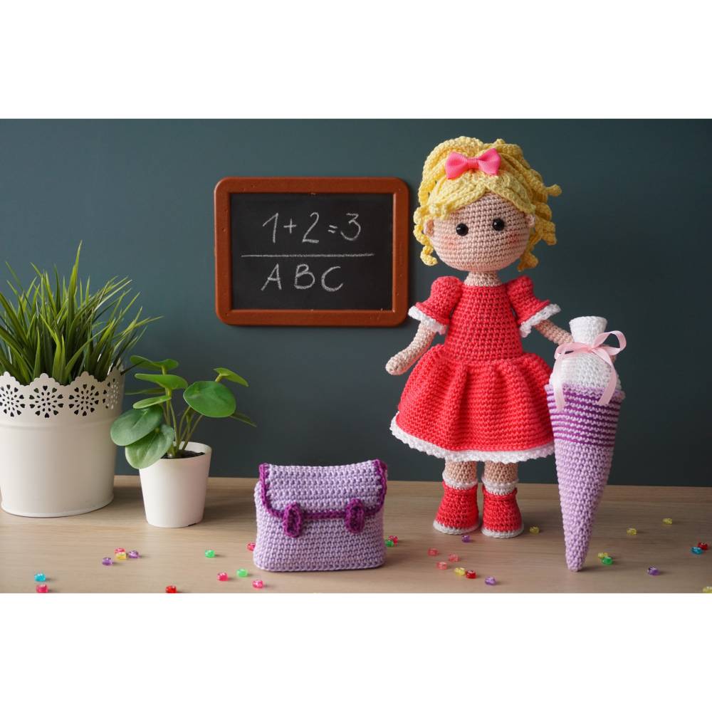 Häkelanleitung Schulkind Sophia - PDF Datei deutsch Bild 5