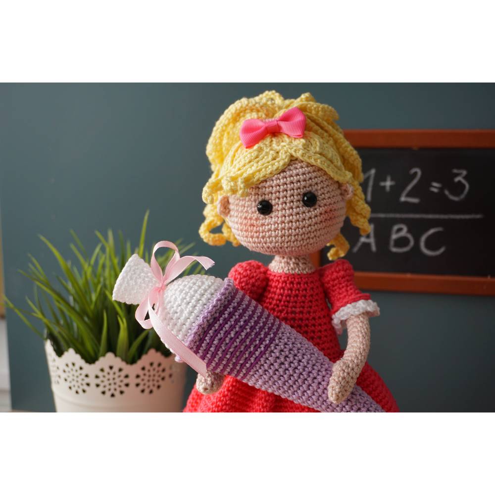 Häkelanleitung Schulkind Sophia - PDF Datei deutsch Bild 6