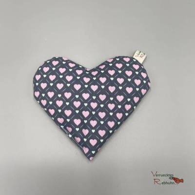 Wärmekissen Herzform mit Rapssamen – Natürliche Wärme- & Kältetherapie
