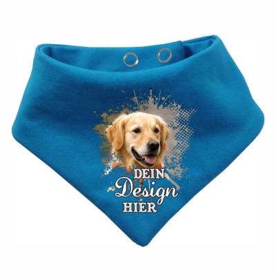 Hunde Wende Halstuch UNI personalisiert mit deinem Wunschmotiv, individuell bedruckt mit Text, Logo, Foto