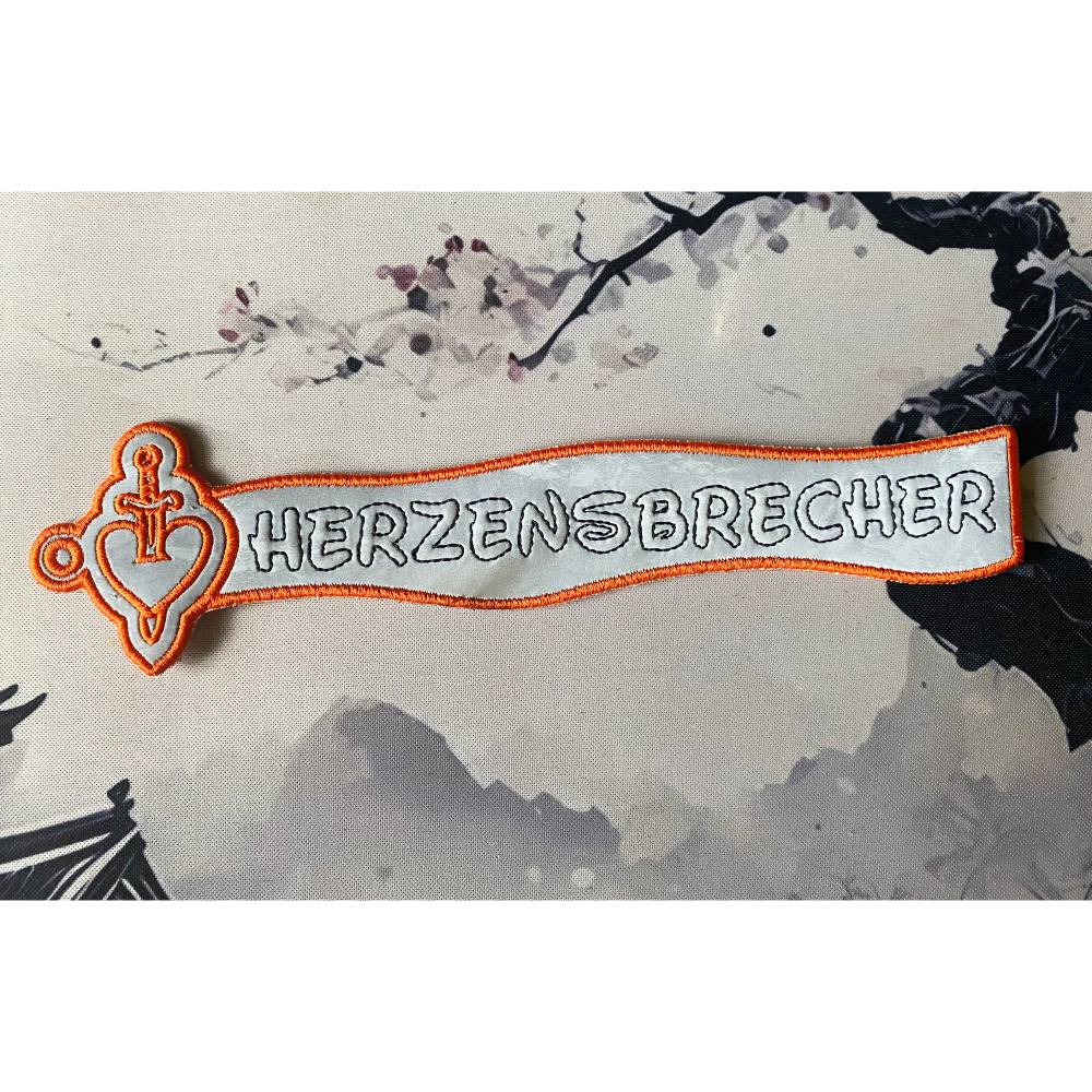 Stickdatei 3D-Anhänger HERZENSBRECHER, Maschinenstickerei, Stickmuster mit Trapunto-Effekt, 3D-Stick, Lesezeich Bild 7
