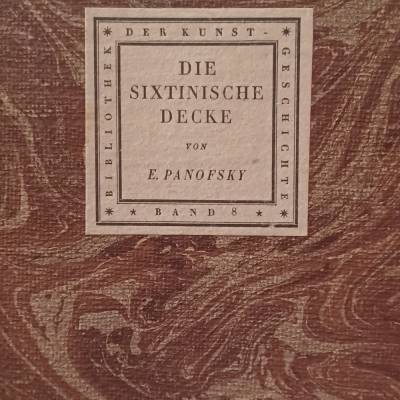 Band 8  -   Die Sixtinische Decke von E. Panofsky   -  1921 - Bibliothek der Kunstgeschichte