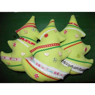 Kissen, Weihnachtsbaum, 3 Stück,Dekoration, Deco, Geschenk, Weihnachten, Adventszeit