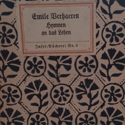 Insel-Bücherei Nr. 5 – Emile Verhaeren: Hymnen an das Leben – seltenes Sammlerstück um 1920
