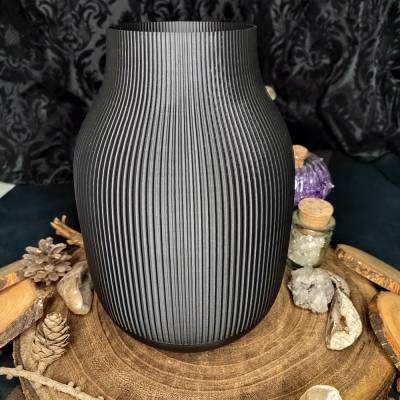 Dekorations Vase aus PLA – Moderne Deko für Kunstblumen, 22cm hoch