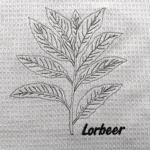 Stickdatei Lorbeer 18x18/20x20