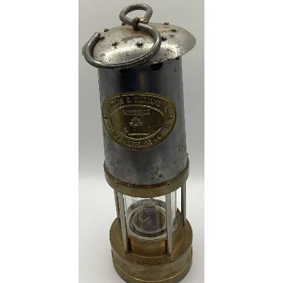 Original Grubenlampe von E. Thomas & Williams Ltd – nummeriert, mit Zertifikat & Originalverpackung