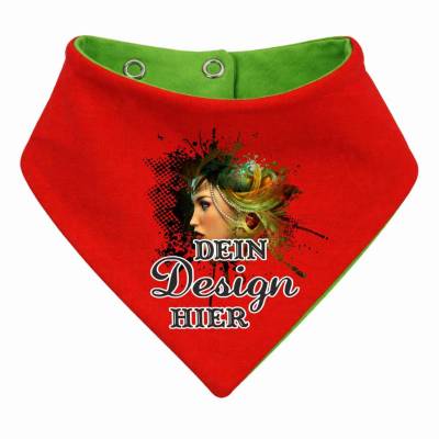 Hunde Wende Halstuch Multicolor personalisiert mit deinem Wunschmotiv, individuell bedruckt mit Text, Logo, Foto