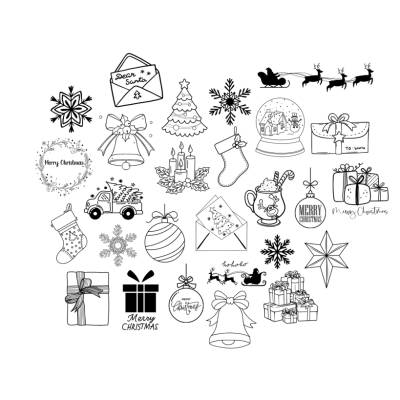 Weihnachten Christmas Winter Bundle PNG SVG Datei - Download Plotterdatei Plotter File -  Stern Schneemann Snow Snowman 